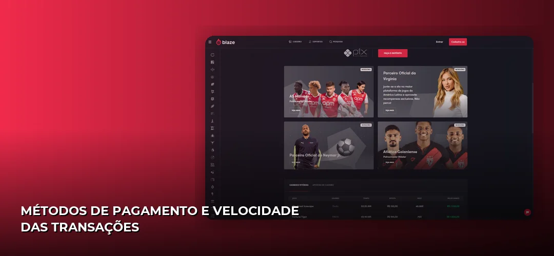 Métodos de Pagamento e Velocidade das Transações
