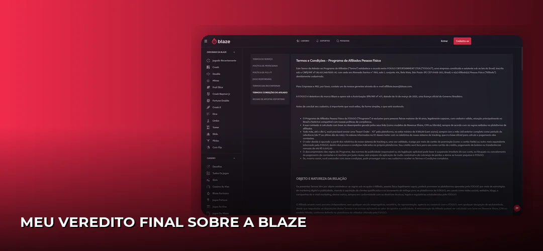 Meu Veredito Final sobre a Blaze