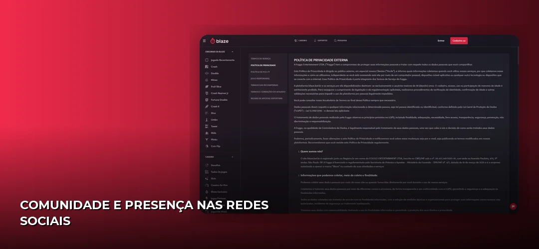 Comunidade e Presença nas Redes Sociais