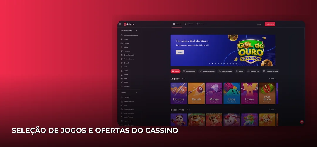 Seleção de Jogos e Ofertas do Cassino